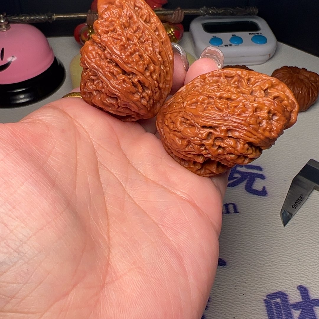 把件核桃南疆石天残角