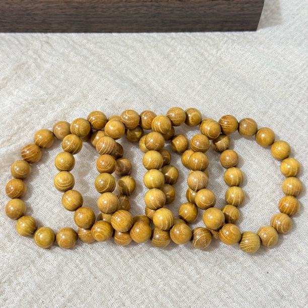 单圈 12mm 黄金檀圆珠款素圈男女木质手串