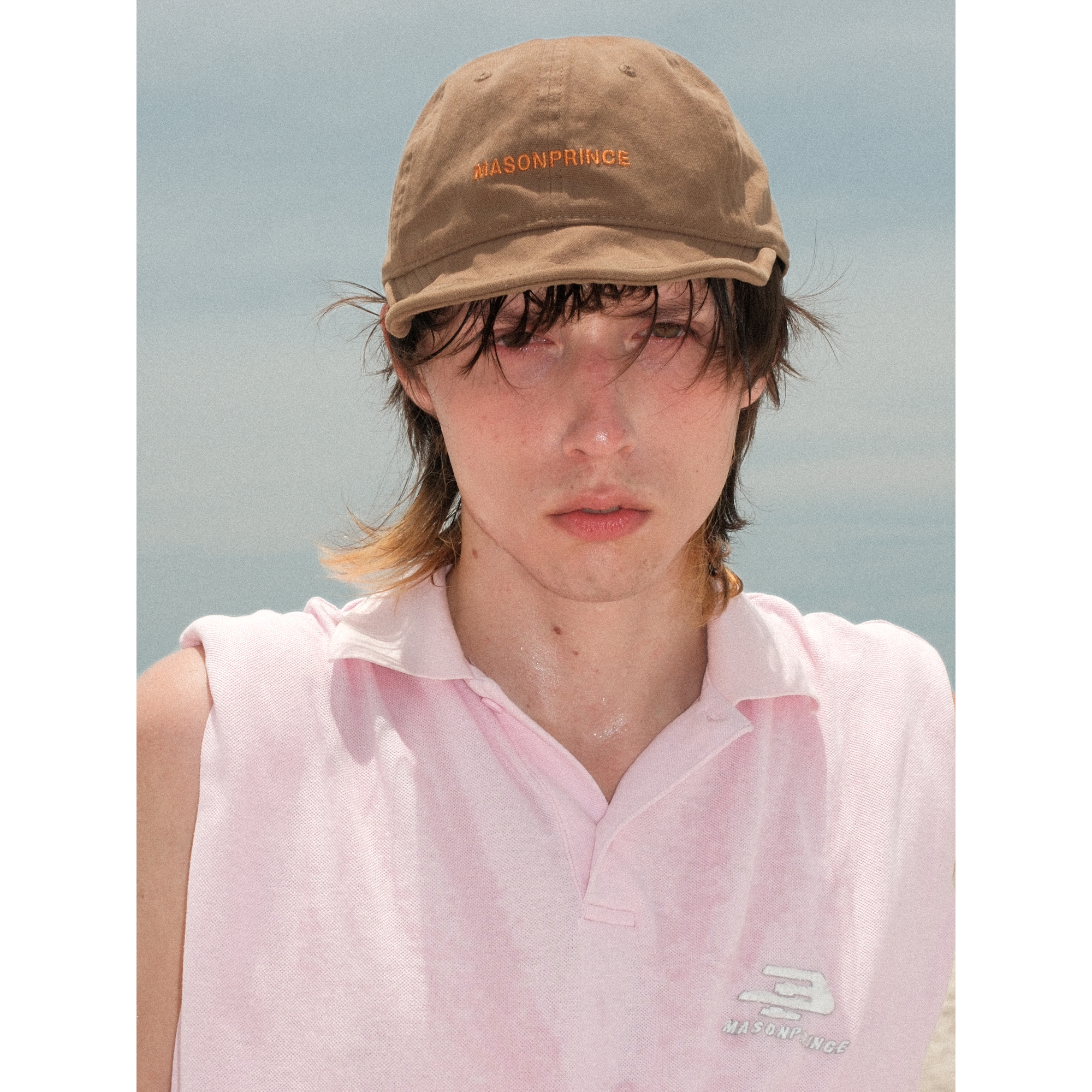 【新品】MASONPRINCE*超级俱乐部 复古海岛扭扭造型平顶棒球帽