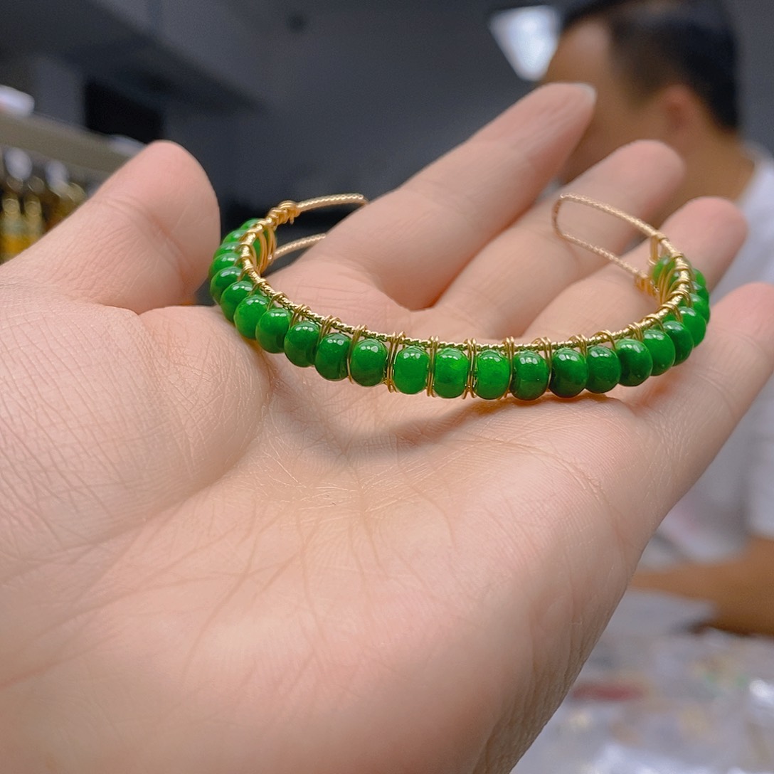 翡翠手镯合金翡翠