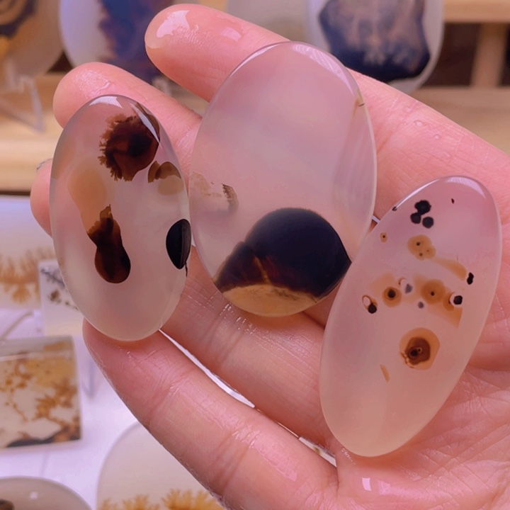 玛瑙/玉髓未镶嵌吊坠(不含链)
