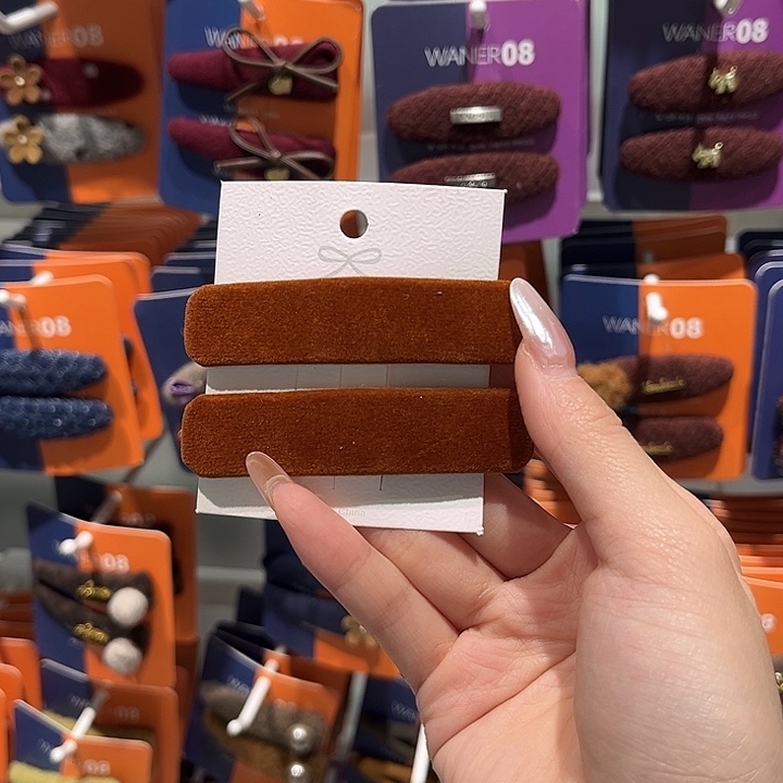 布艺铁合金长方形拜拜夹