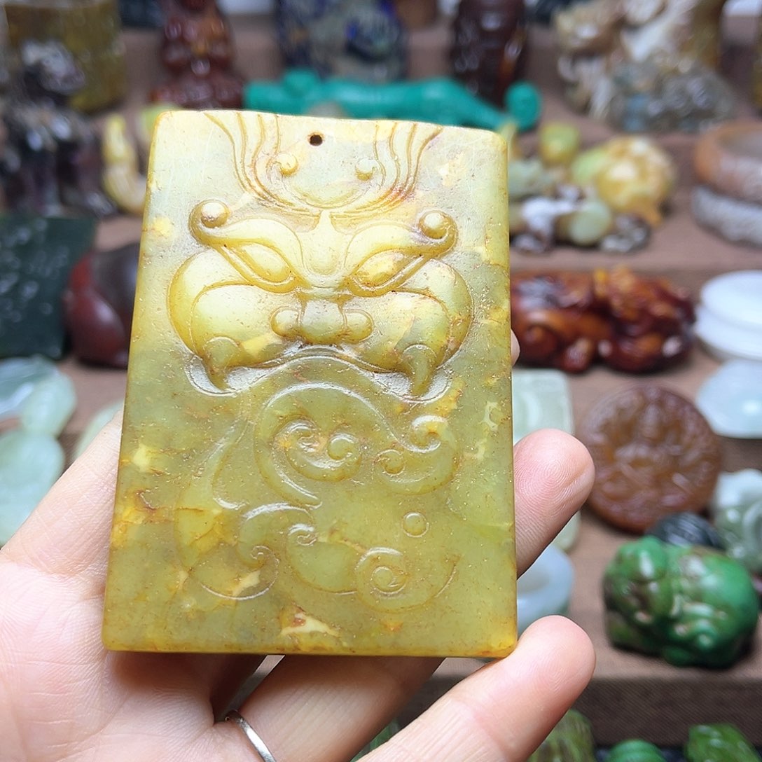 白玉菩提吊坠123。。