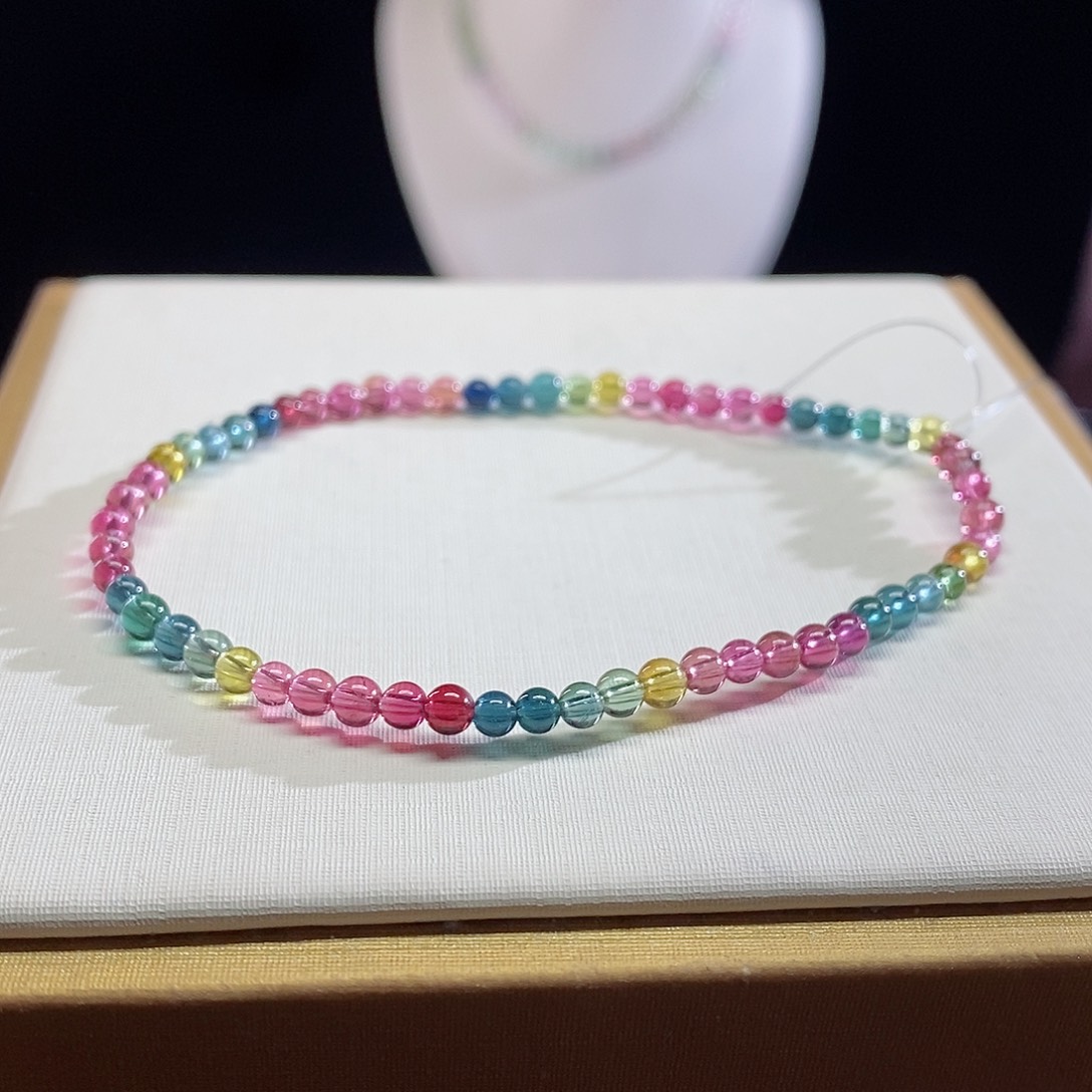 碧玺手链未镶嵌艳丽