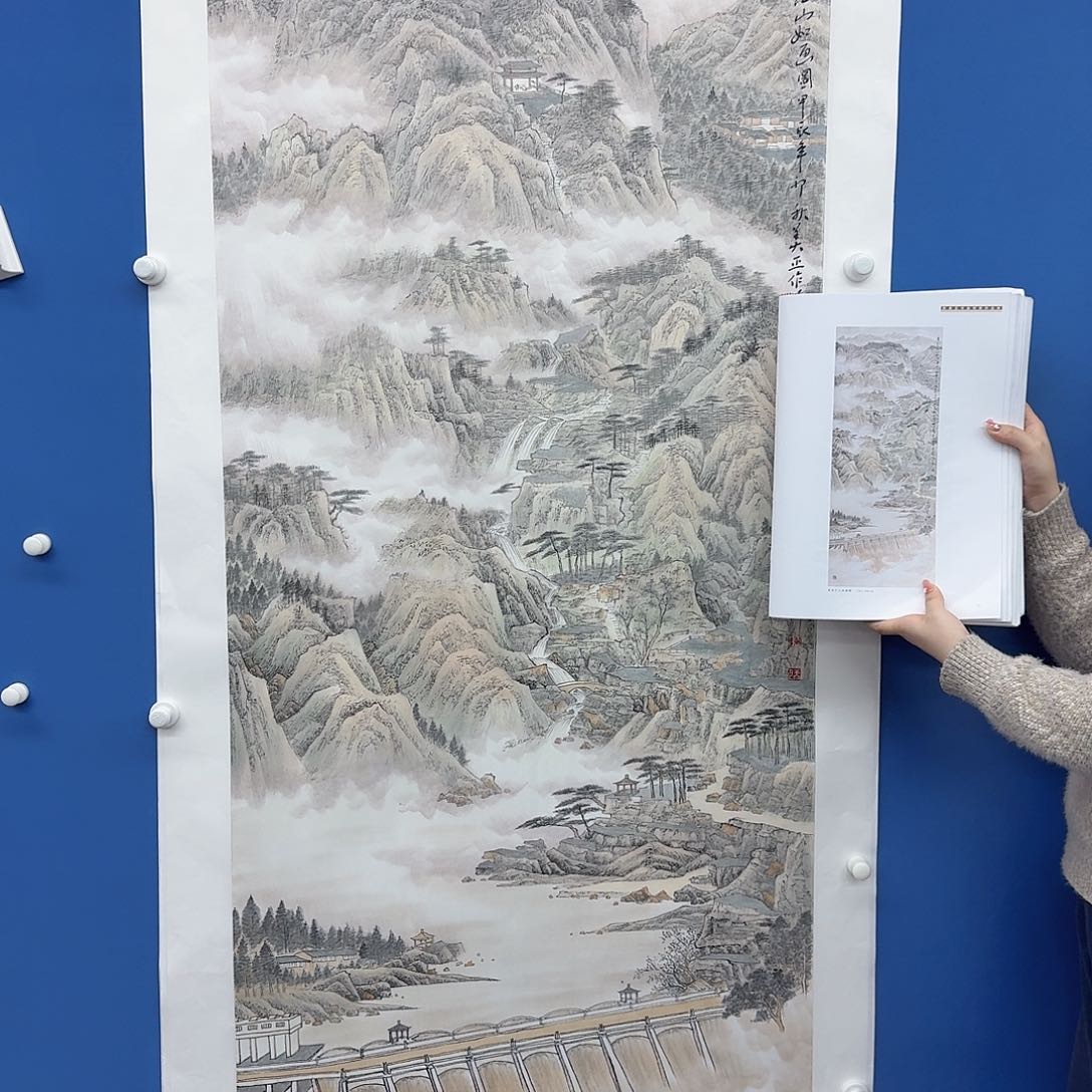 国画多次参加国内外大型