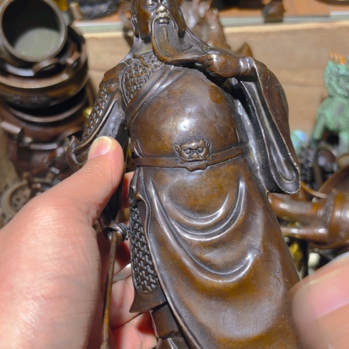 铜的。全清了。一件不留！不磨叽