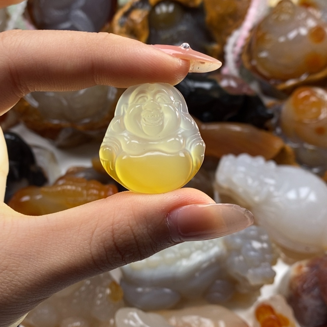 玛瑙/玉髓未镶嵌颈饰