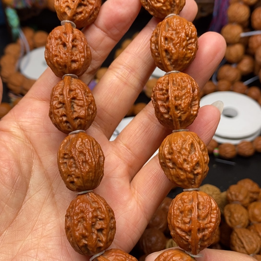 桃核手串火麒麟枣