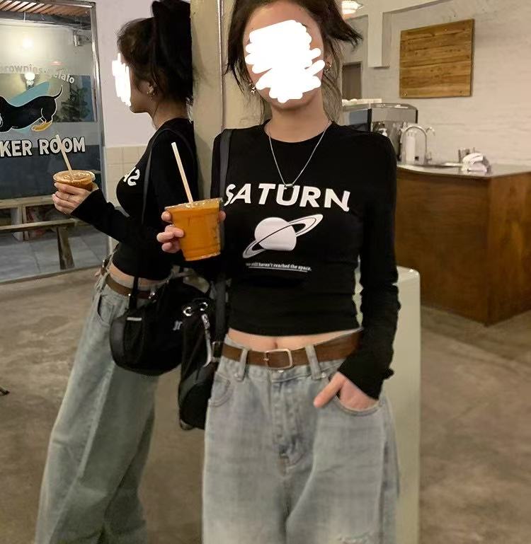 [胖鹅张]瑕疵款式！复古印花长袖上衣#8230[实物以直播间展示为准]