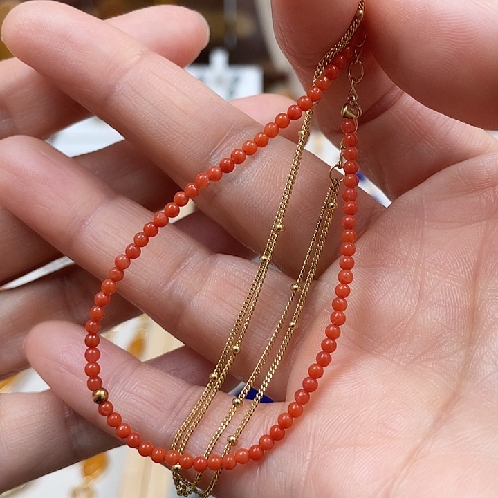 南红玛瑙珠宝奇石银S925镶嵌叠戴 