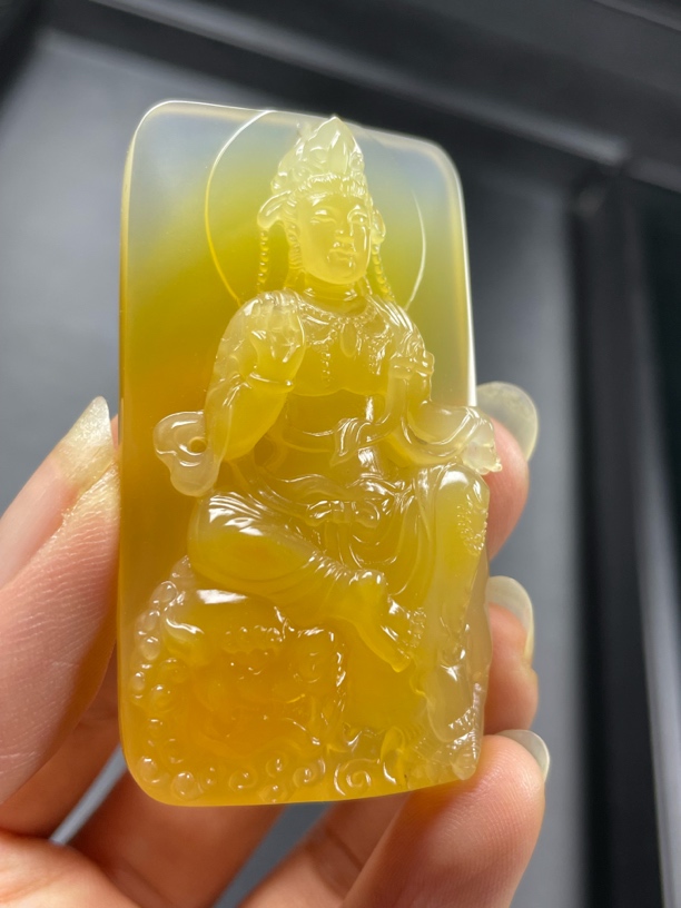 黄龙玉冰黄文殊菩萨