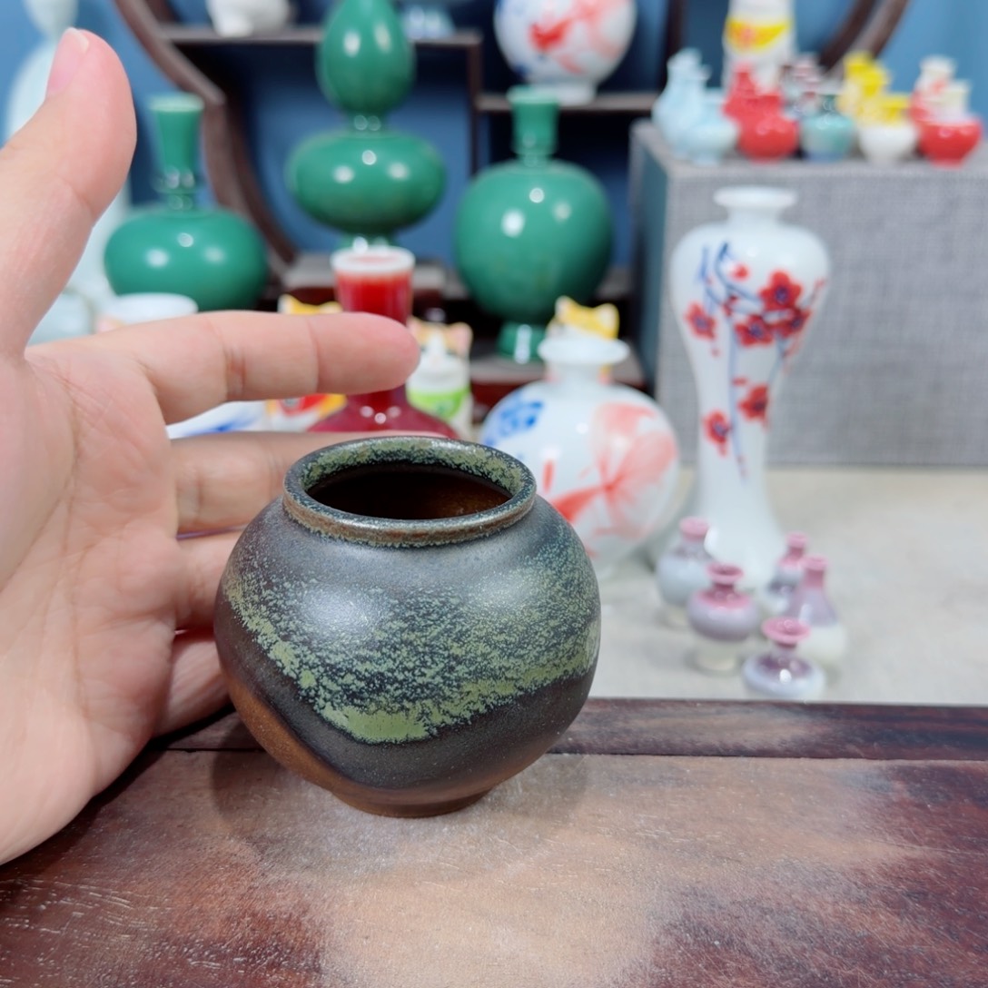 陶瓷手工小花器摆件