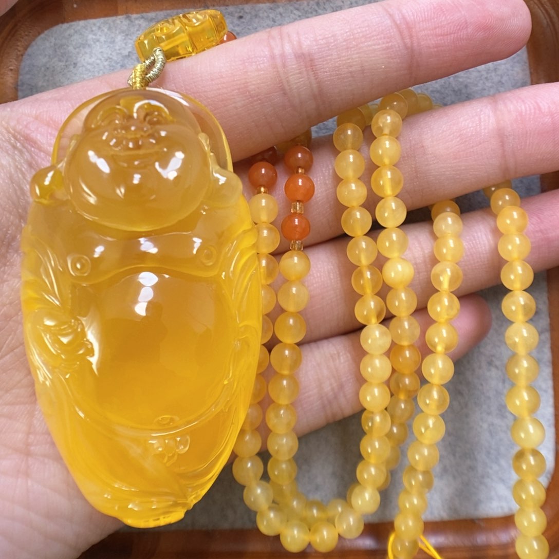 蜜蜡项链未镶嵌蜜蜡手串