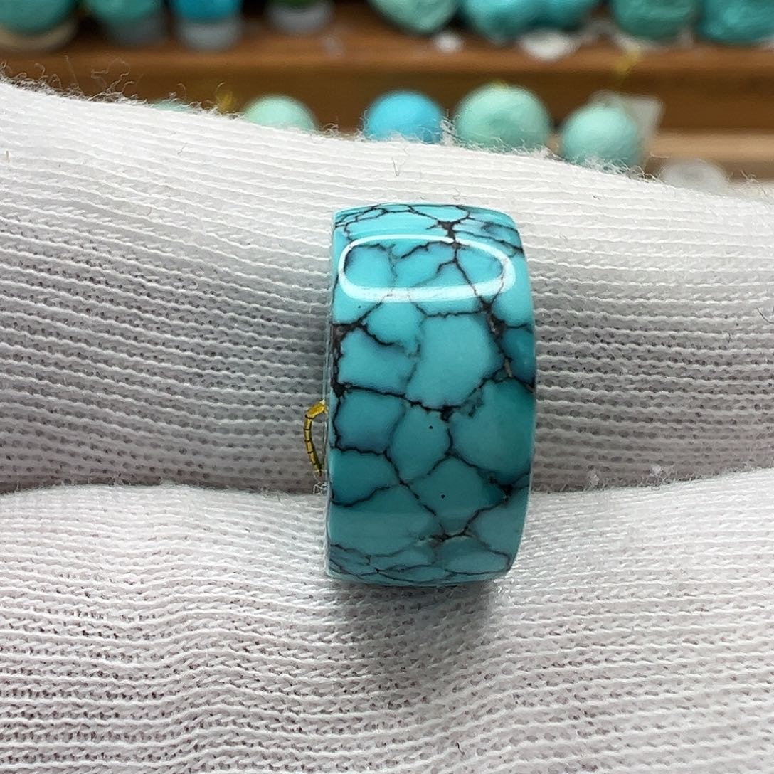 绿松石直切珠 未镶嵌