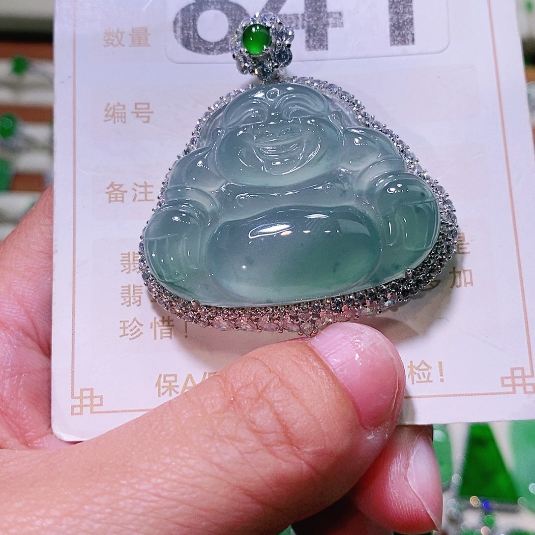 【闪购商品】翡翠挂件未镶嵌裸石