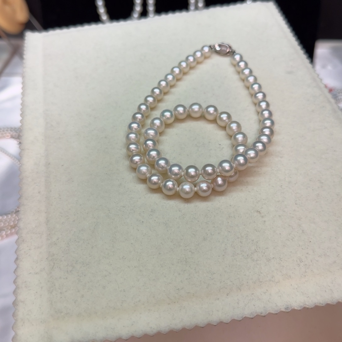 【闪购商品】淡水珍珠项链银S925镶嵌