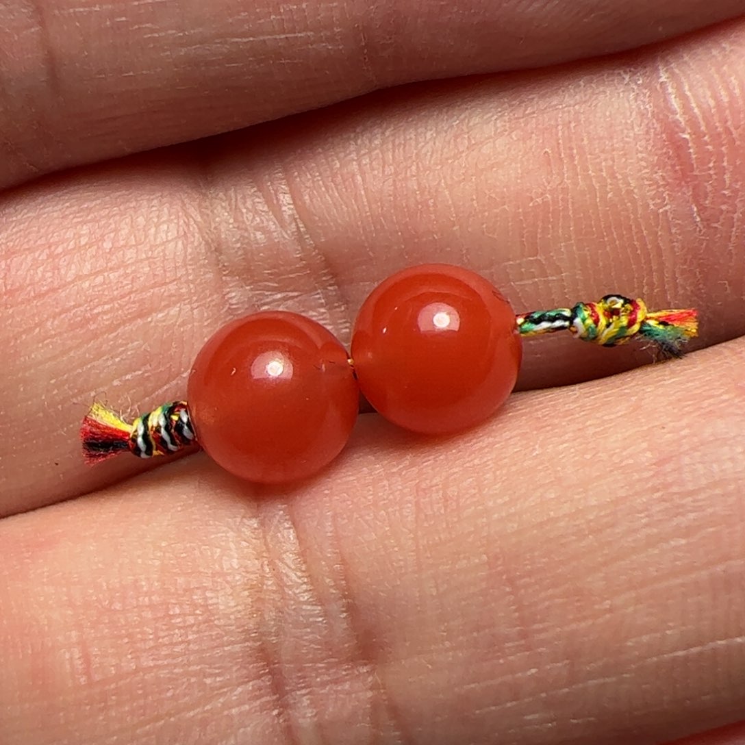 南红玛瑙珠子未镶嵌