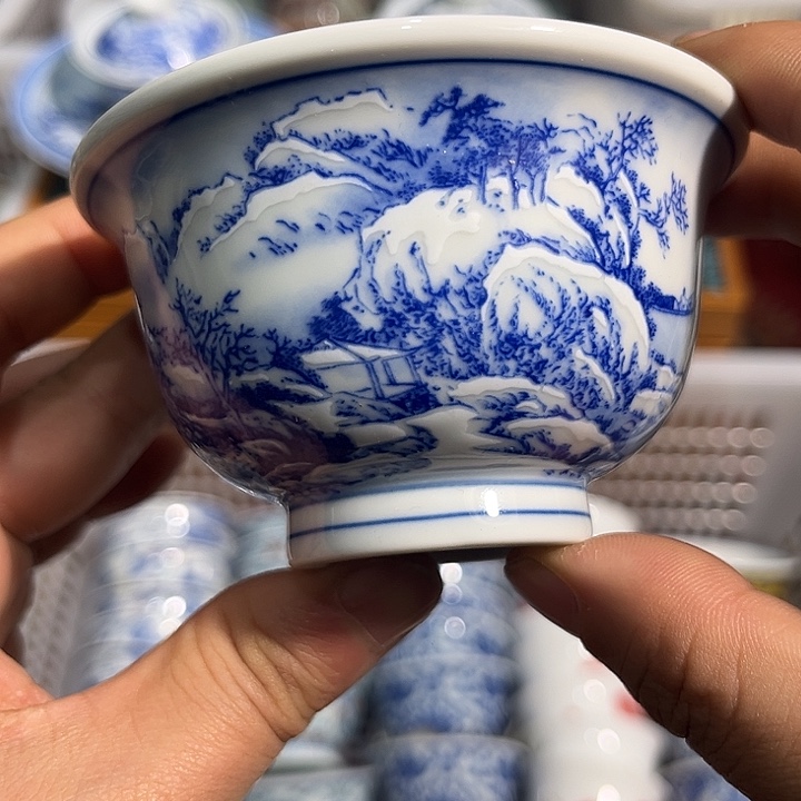 陶摆件景德镇主人杯呢12333