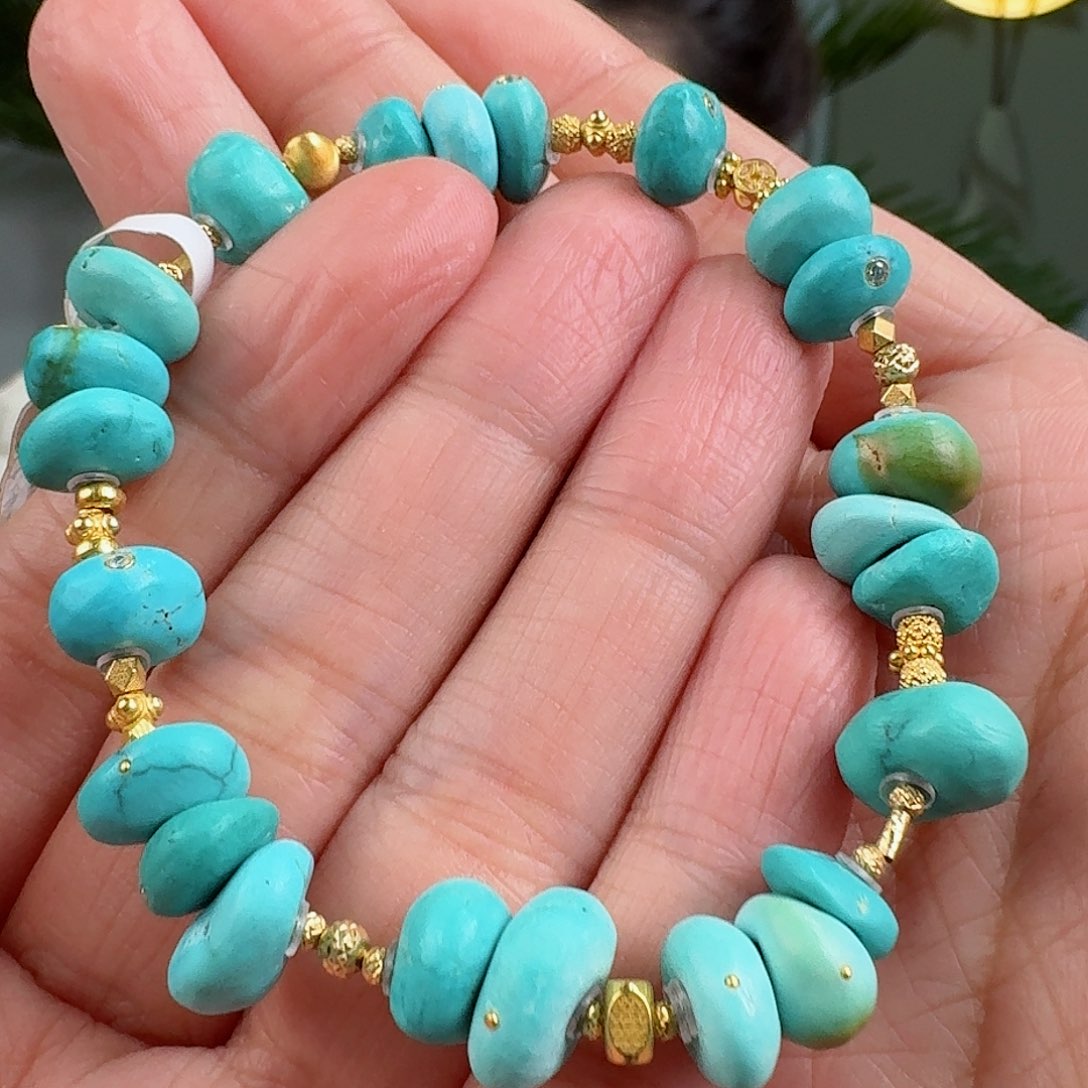 绿松石珠宝奇石未镶嵌