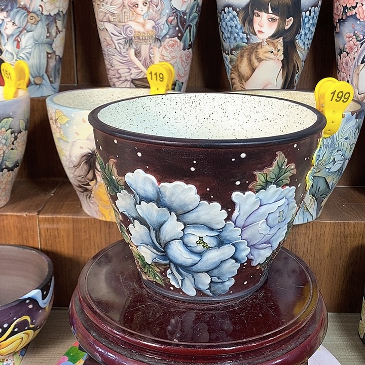 景德镇精品js雕刻新品17.5/14.5