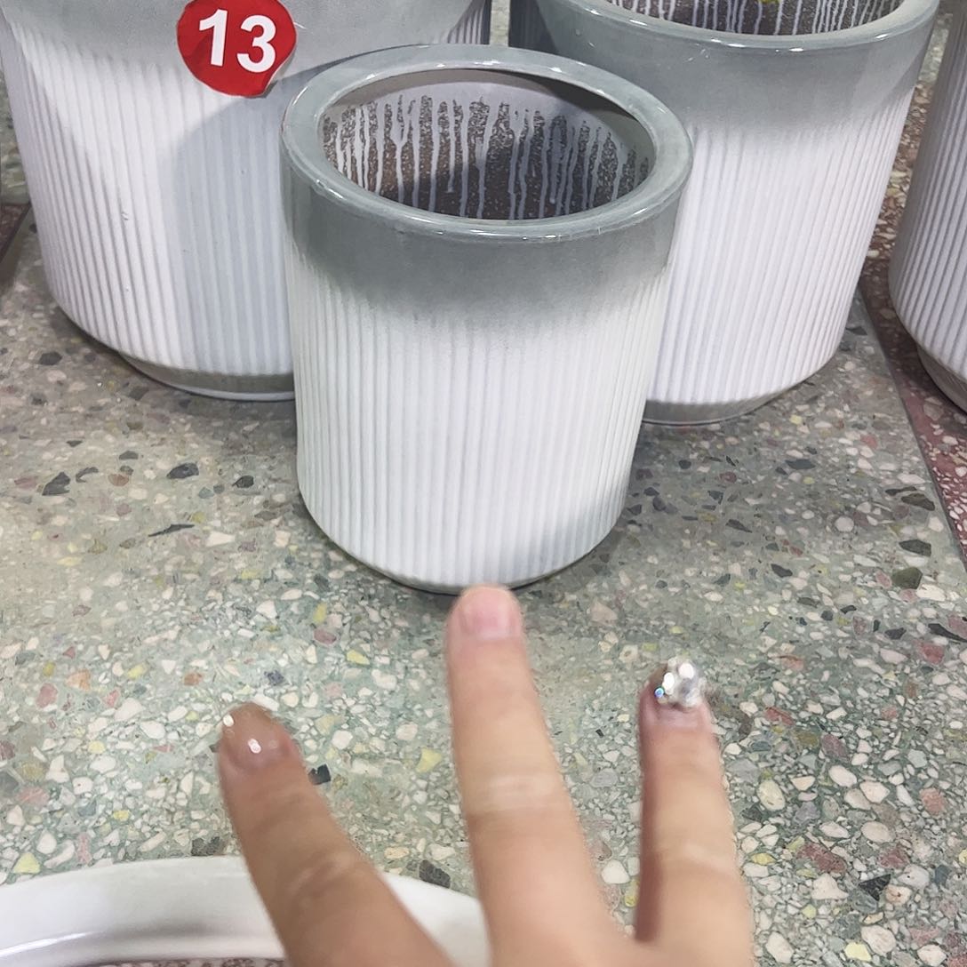 陶瓷陶瓷大花盆 默认微瑕