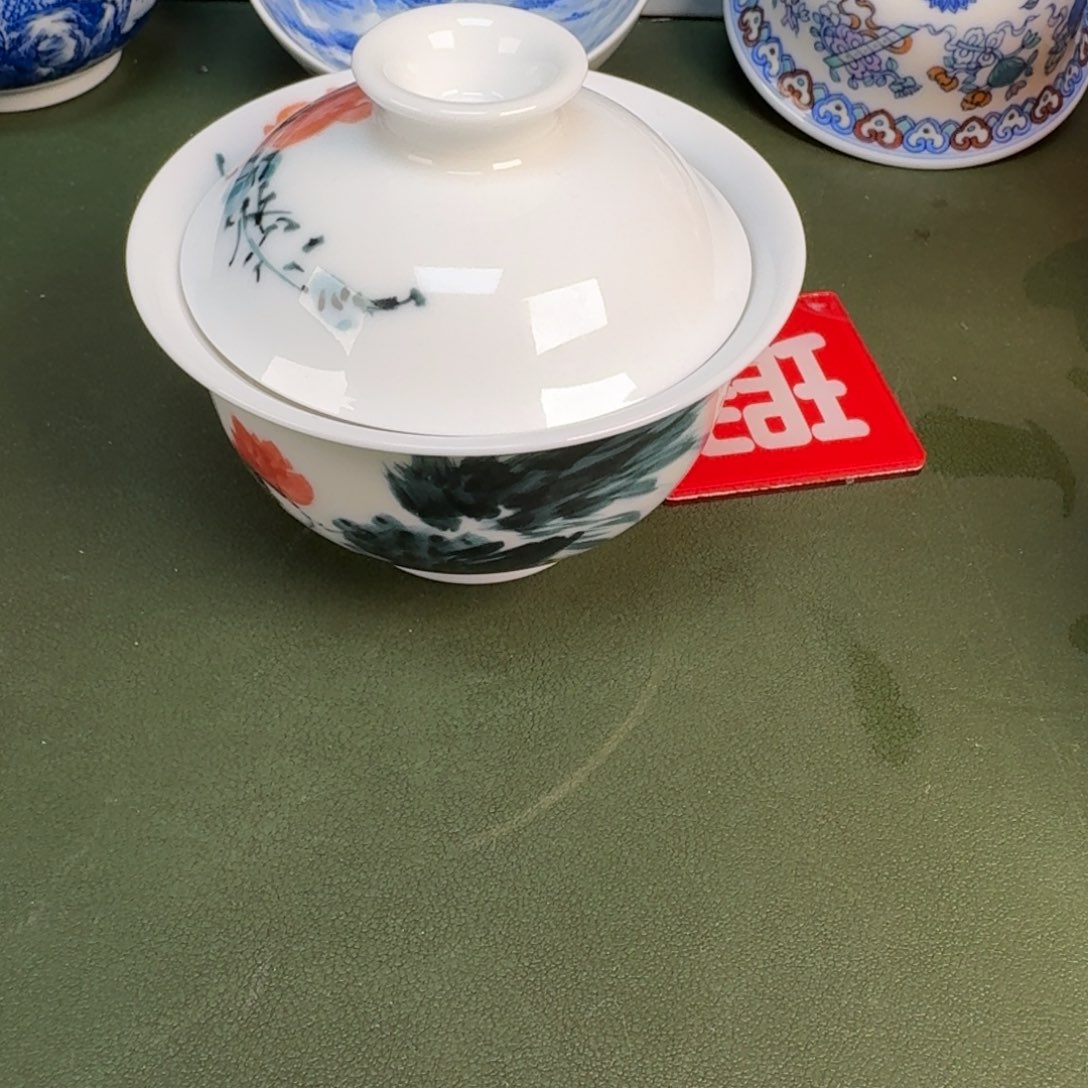 陶景德镇纯手绘茶具圆圆255