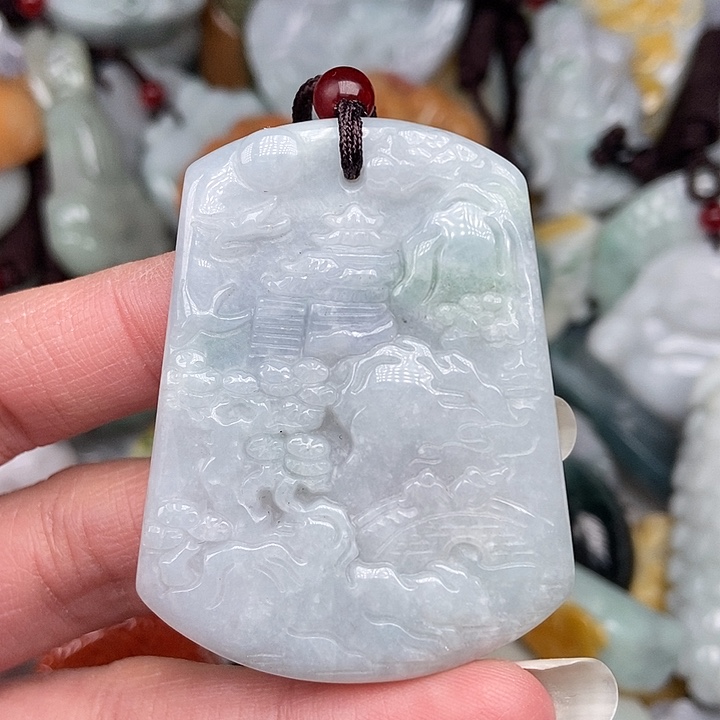 颈饰未镶嵌翡翠翡翠