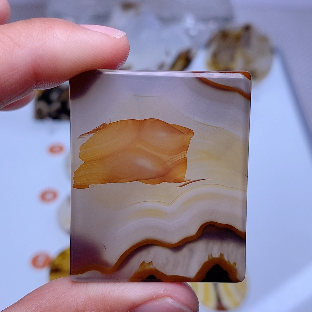 玛瑙/玉髓珠宝半成品未镶嵌