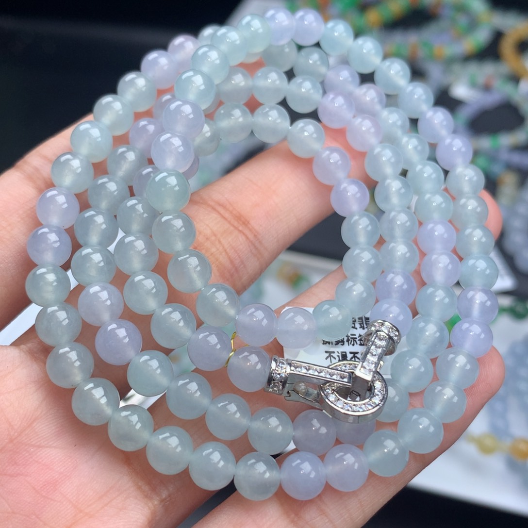 翡翠手链未镶嵌卡