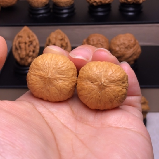 文玩核桃把件骰子四楞29