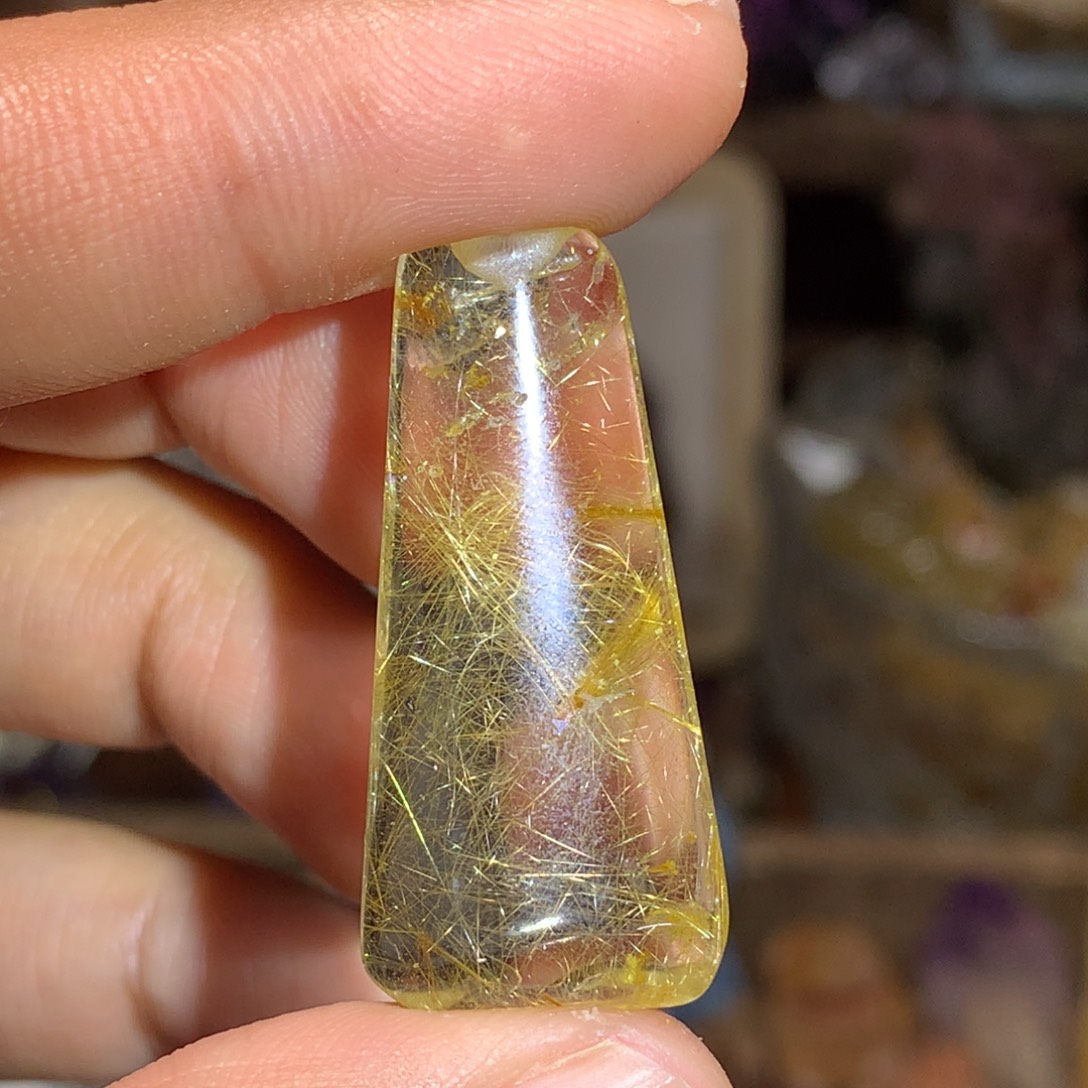 珠宝半成品未镶嵌水晶钛金钛晶