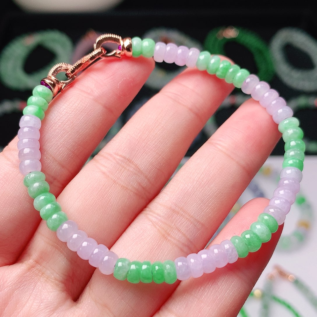 未镶嵌手链翡翠翡翠