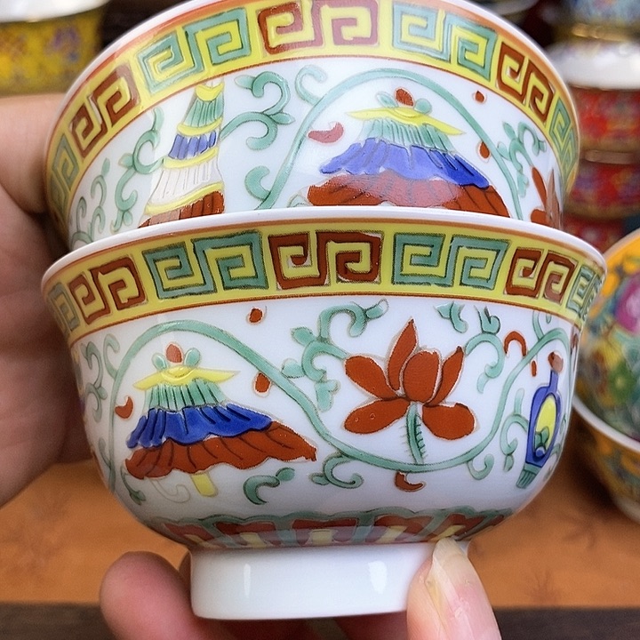 景德镇陶瓷藏式茶碗