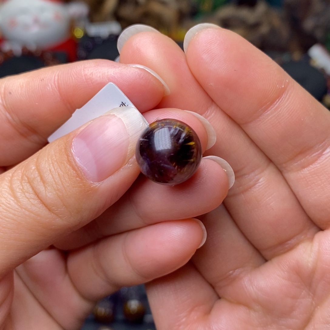 水晶A041极光天眼单珠13m未镶嵌?****然