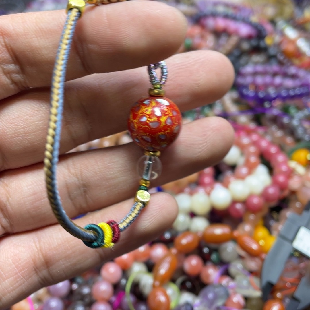 紫晶颈饰银S800镀金镶嵌