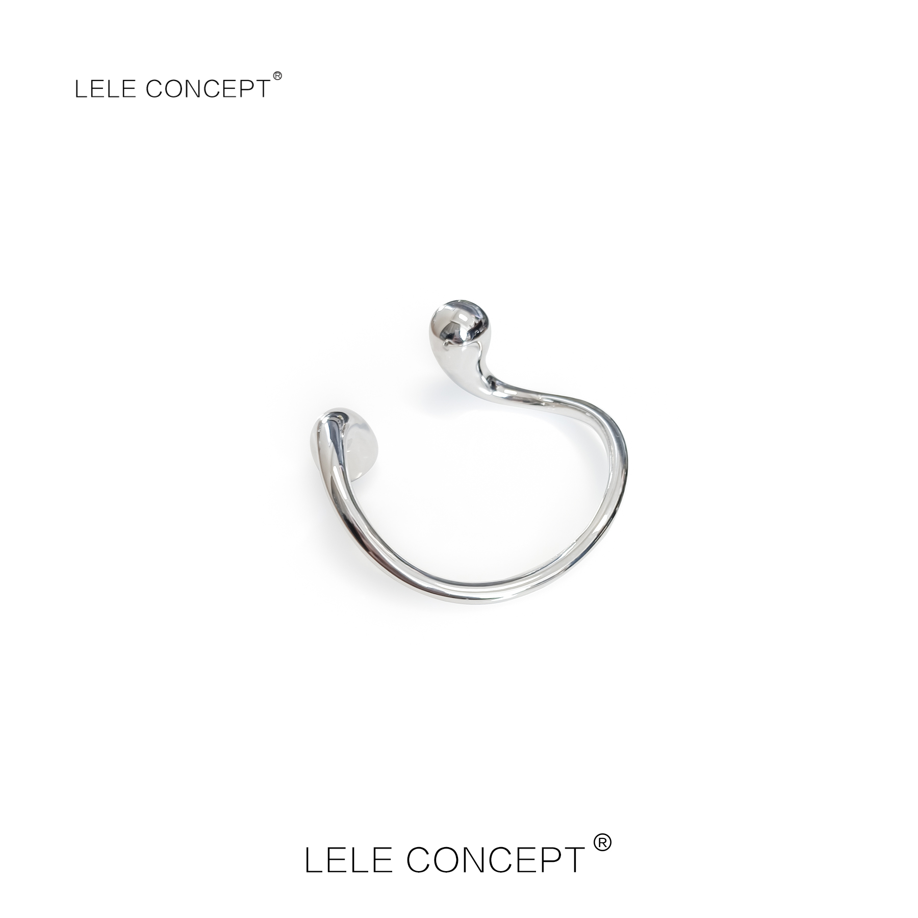 铜合金手镯 LELE CONCEPT丨异行蛇形双球手镯SP0199