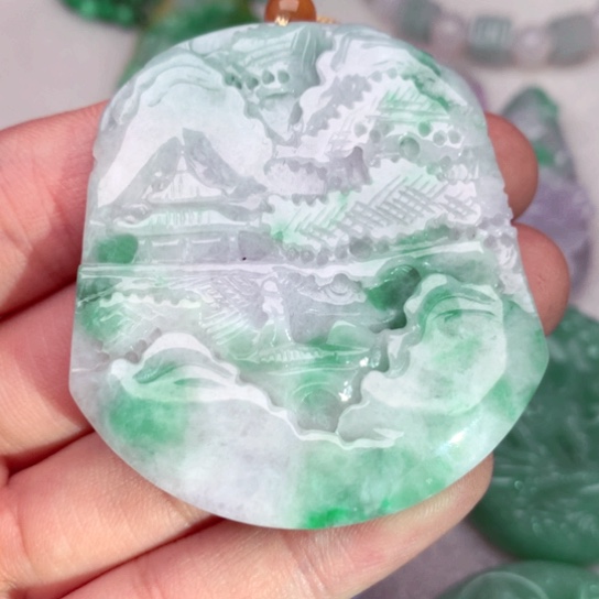 翡翠吊坠(不含链)未镶嵌