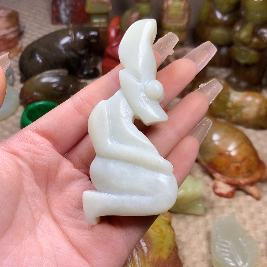 白玉菩提吊坠挂件