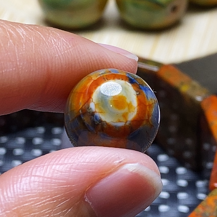 心***铭玛瑙/玉髓未镶嵌颈饰