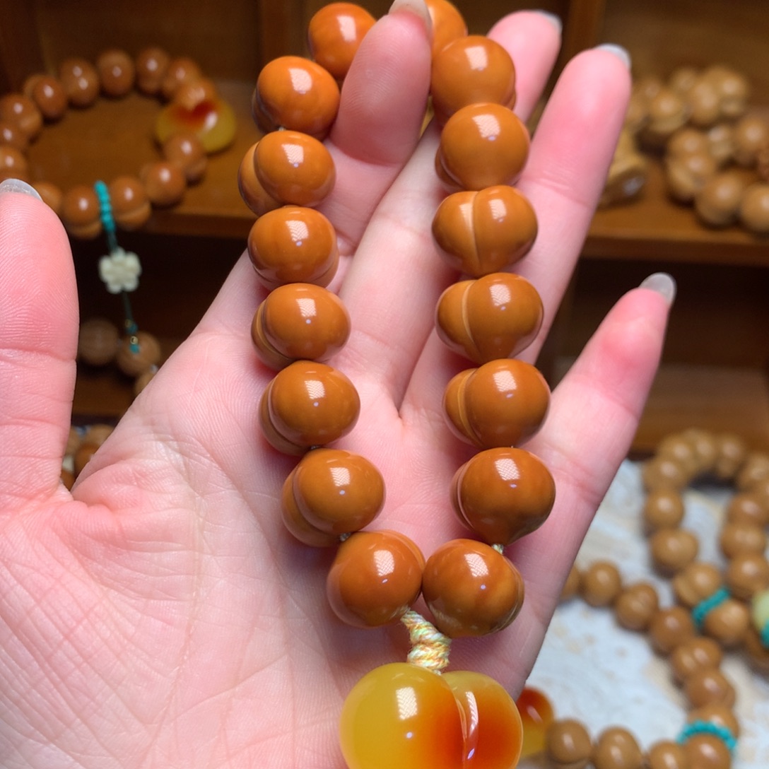 木质类15玻璃底屁桃手持爱心