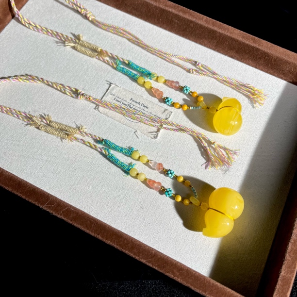 【大鱼甄选】白花蜜精工葫芦吊坠JNN176多样性发其一