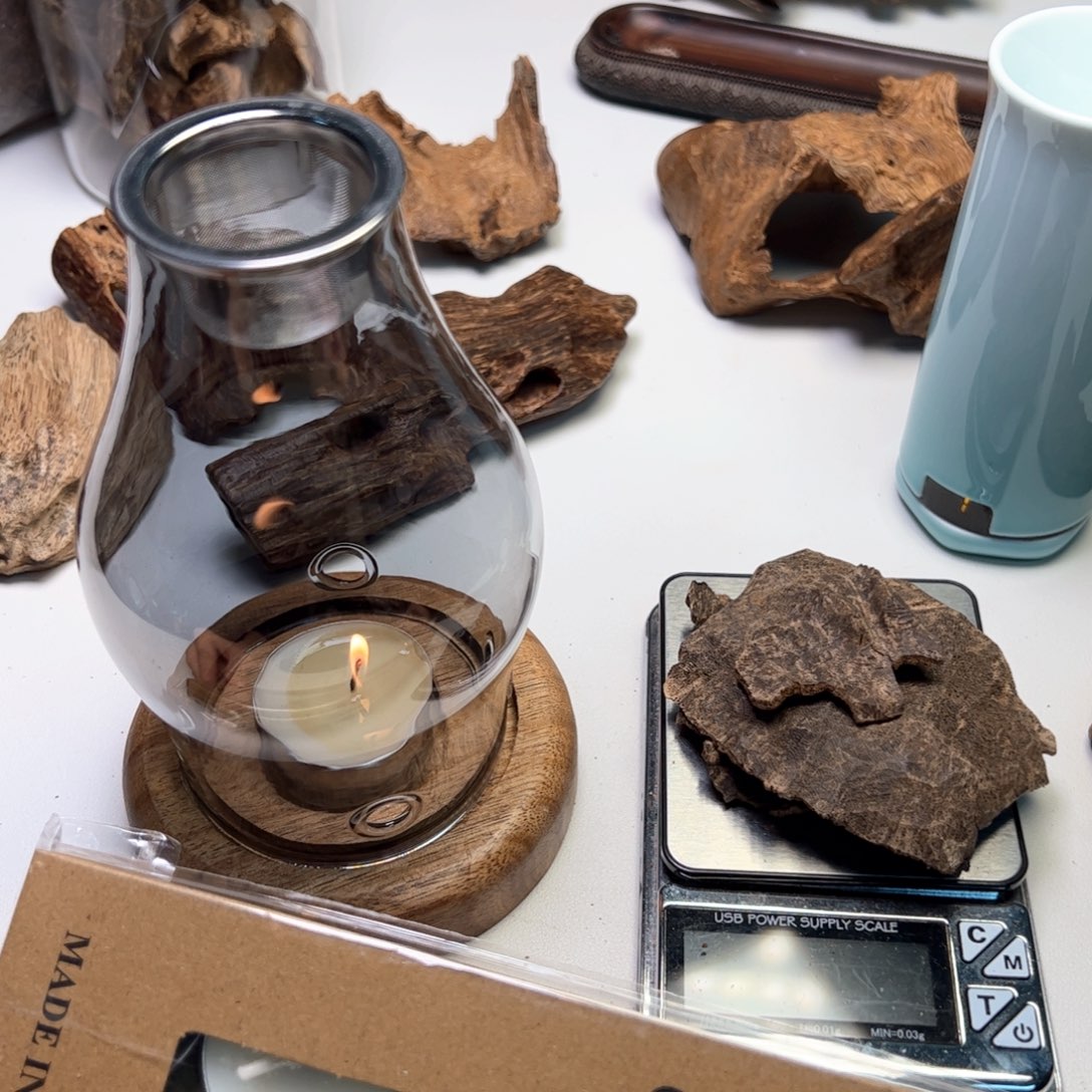 木：越南板头20克+赠香薰炉+ 一盒蜡