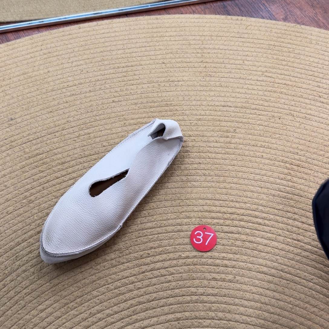 懒人鞋真皮单鞋37