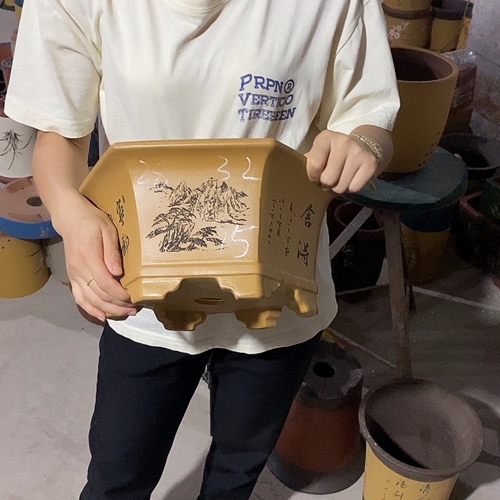 紫砂花盆紫砂花盆