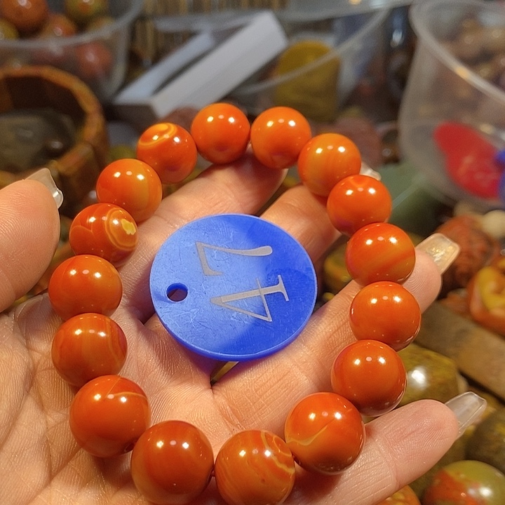 玛瑙/玉髓手链未镶嵌盛****程