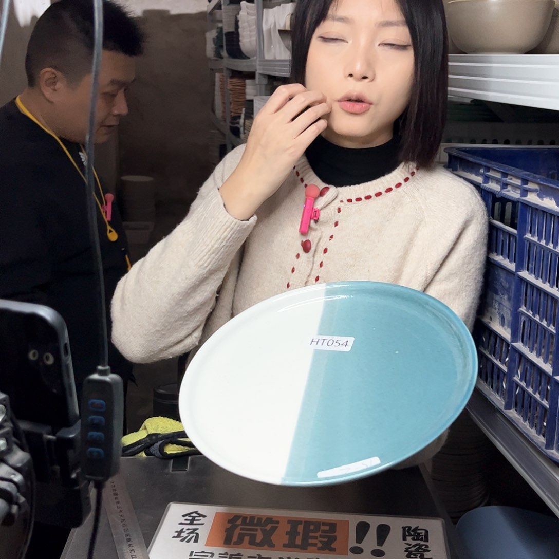 瓷片054。           2个