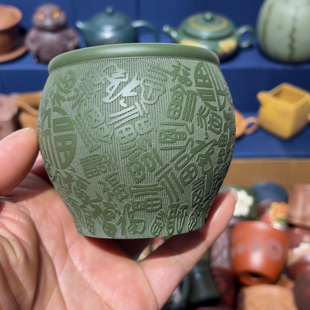 原矿紫砂手工主人杯