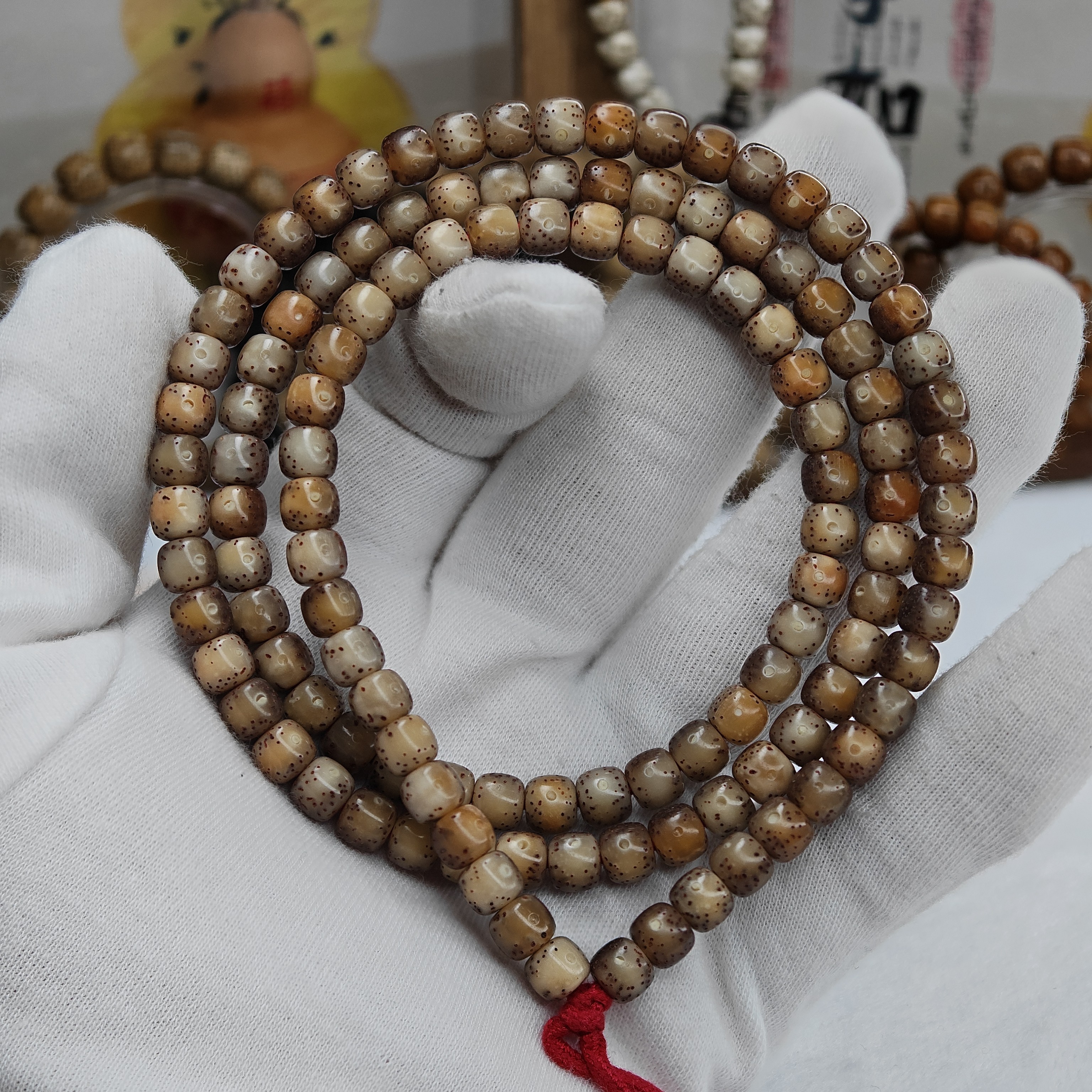 【海南星月菩提】毛感料/石玉糯冰/7*6大留白火烧云（ZP0125-3）