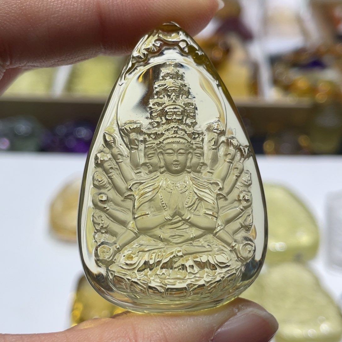 水晶颈饰未镶嵌定制