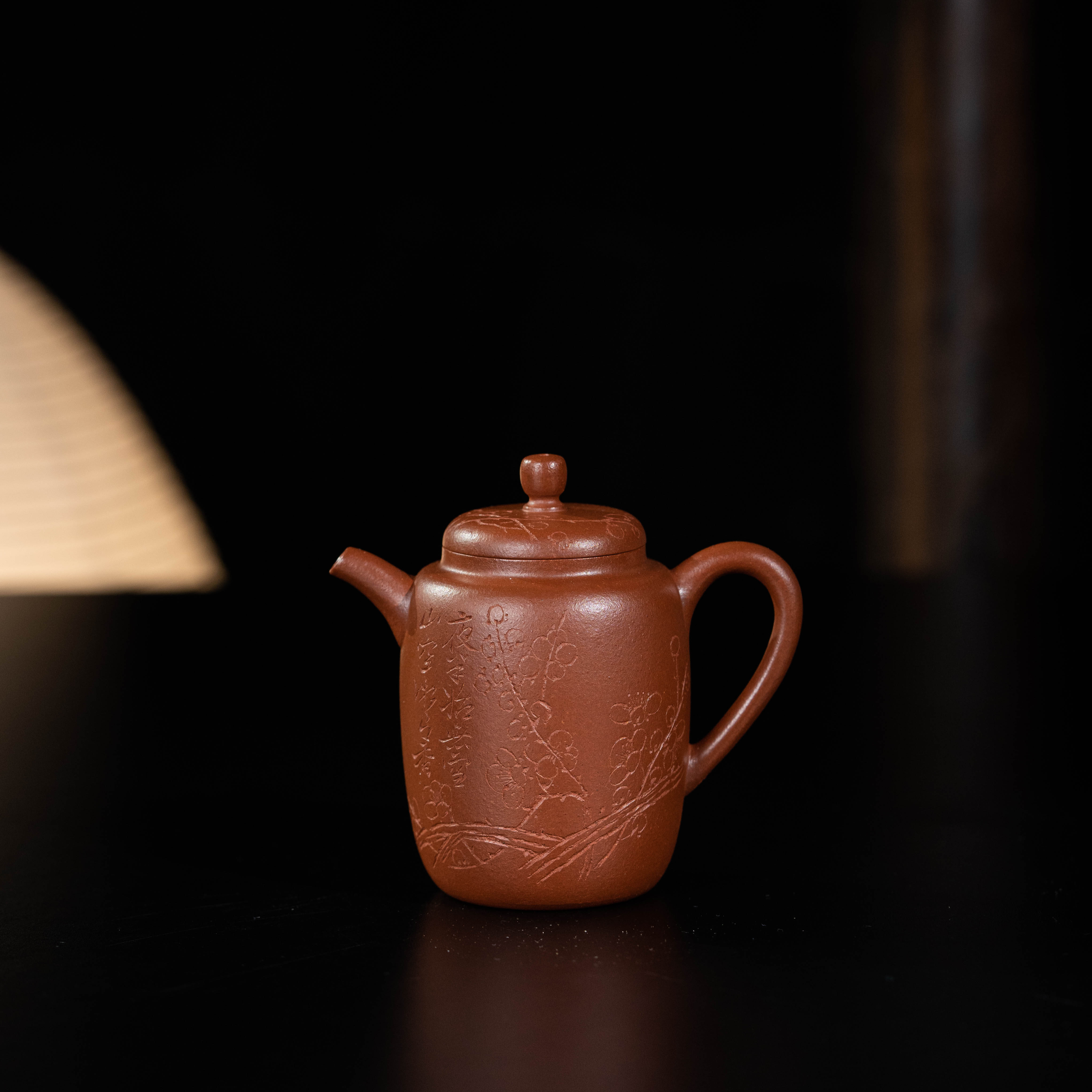 品梅 陈洁 老朱砂130cc紫砂壶